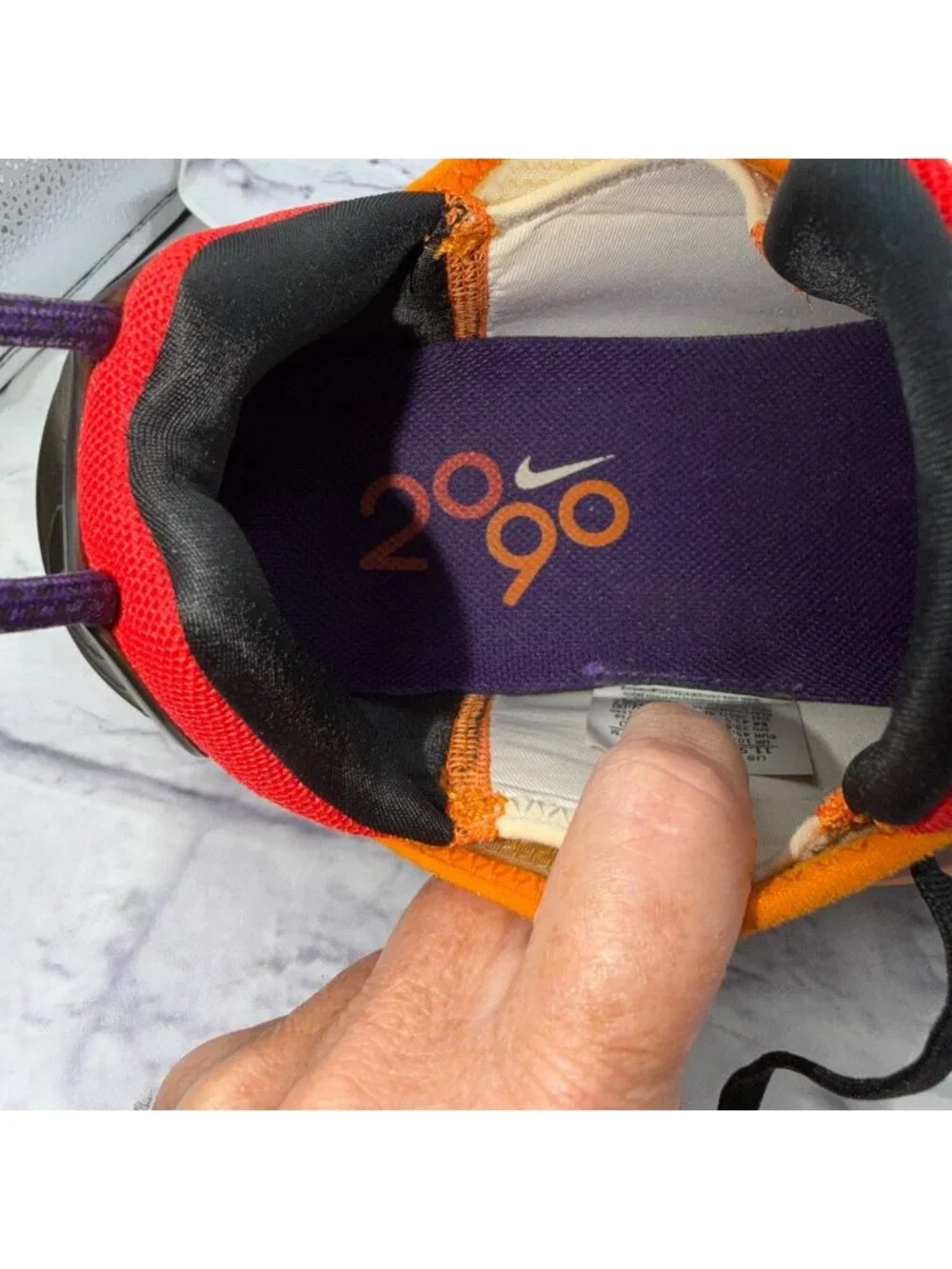Nike Air Max 2090 Magma Orange Purple Men's Running Shoes BV9977-800 Size 11.5